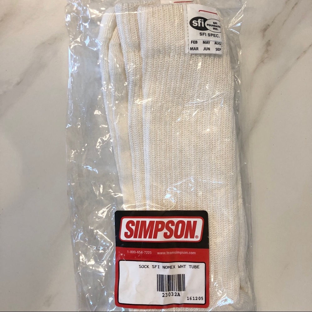 Simpson Racing Nomex Tube Socks SFI 3.3